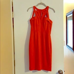 BCBGMaxAzria orange/coral dress